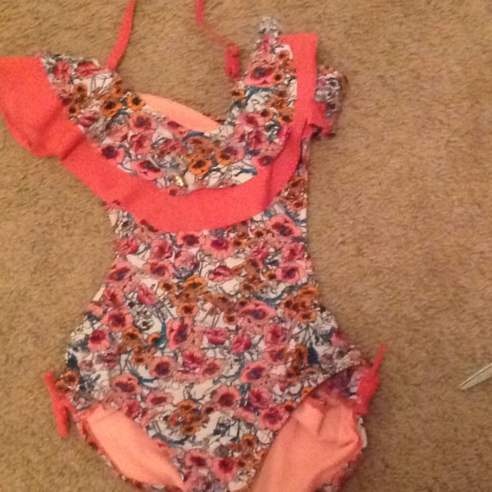 Open back bathing suit